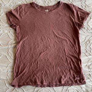 PINK Victoria's Secret Perfect Crew Cocoa T-shirt